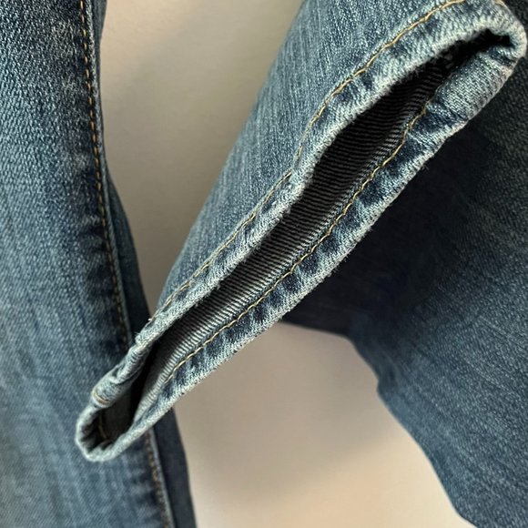 Eddie Bauer Curvy Slim Straight Womens Denim Jean sz 2 - Picture 6 of 13